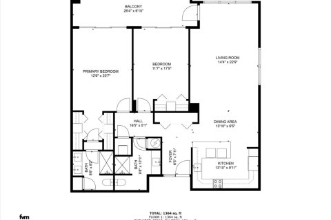 Купить кондоминиум в Клируотер, Флорида 3 комнаты, 129.32м2, № 1555518 - фото 1