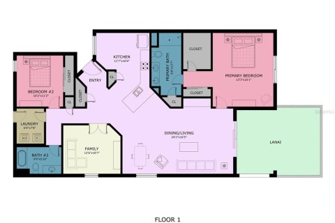 House in Lakewood Ranch, Florida 2 bedrooms, 148.83 sq.m. № 2287264 - photo 6