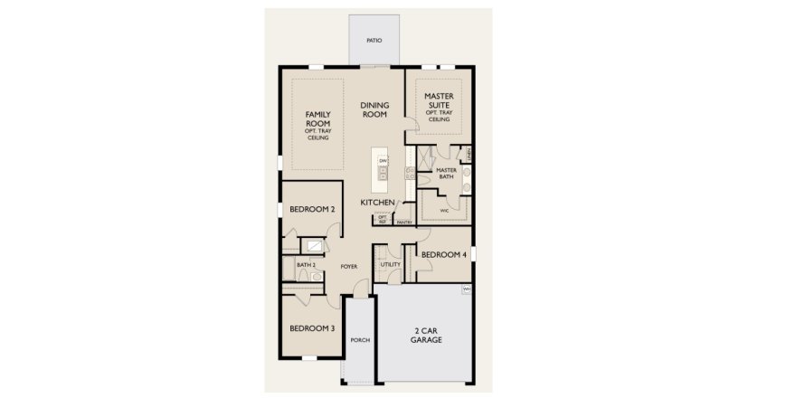 Townhouse in Glen at West Haven in Davenport, Florida 4 rooms, 177 sq.m. № 285457