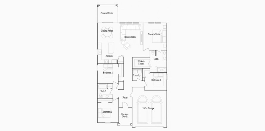 Adosado en TRINITY LAKES en Groveland, Florida 4 dormitorios, 172 m2 № 102859