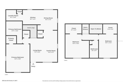 Casa en venta en Orlando, Florida, 3 dormitorios, 170.38 m2 № 1421252 - foto 22