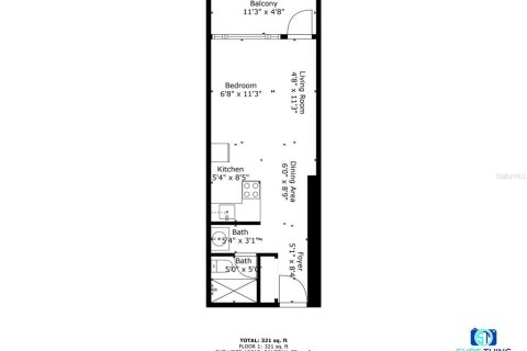 Condominio en venta en Daytona Beach, Florida, 1 dormitorio, 35.77 m2 № 1540772 - foto 26