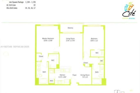 Купить кондоминиум в Майами, Флорида 2 спальни, 97.45м2, № 1988094 - фото 30