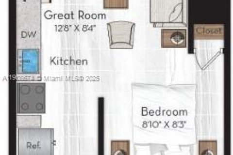 Apartamento en alquiler en Miami, Florida, 48.22 m2 № 1964620 - foto 4
