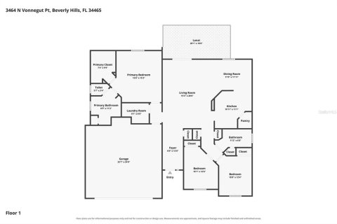 Villa ou maison à vendre à Beverly Hills, Floride: 3 chambres, 142.7 m2 № 2408395 - photo 11