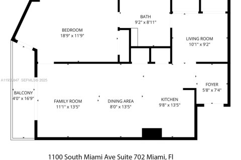 Снять в аренду кондоминиум в Майами, Флорида 1 спальня, 82.78м2, № 1989523 - фото 29