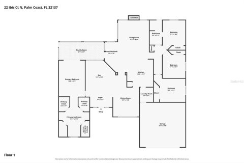 Casa en venta en Palm Coast, Florida, 4 dormitorios, 248.05 m2 № 2310454 - foto 2