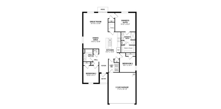 Touwnhouse à ASPIRE AT WATERSTONE à Fort Pierce, Floride 3 chambres, 136 m2 № 61503