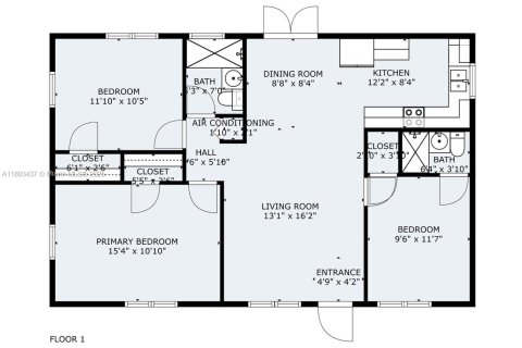 House in North Miami Beach, Florida 3 bedrooms, 96.62 sq.m. № 1689267 - photo 4