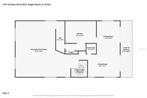 Villa ou maison à vendre à Flagler Beach, Floride: 3 chambres, 347.08 m2 № 2423954 - photo 17