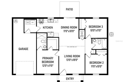 Casa en venta en Ocala, Florida, 3 dormitorios, 100.98 m2 № 2222949 - foto 7
