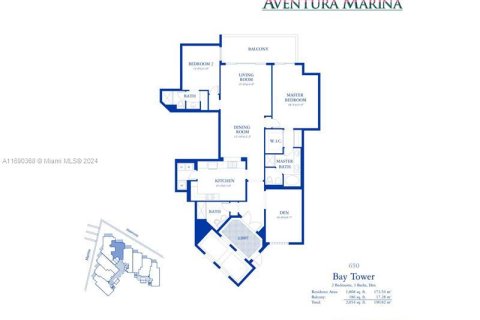 Купить кондоминиум в Авентура, Флорида 3 спальни, 171.78м2, № 1865352 - фото 22
