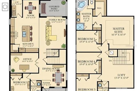 House in Orlando, Florida 5 bedrooms, 245.08 sq.m. № 1823312 - photo 25