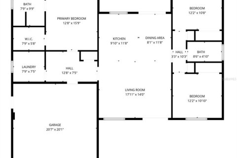 House in Sebring, Florida 3 bedrooms, 138.61 sq.m. № 2429305 - photo 26