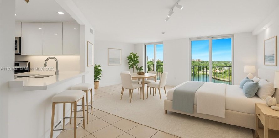 Studio à Condo à Miami Beach, Floride № 1728216