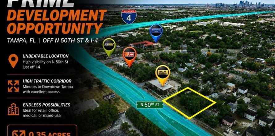 Land in Tampa, Florida № 2112650