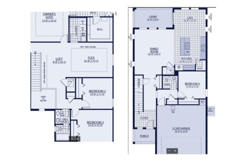 House floor plan «6588 Great Bear Drive», 5 rooms in BridgeWater by William Ryan Homes