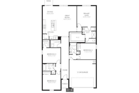 House floor plan «1224 Oak Valley Drive», 4 rooms in The Reserve