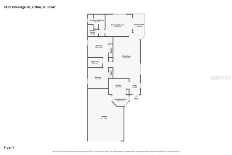 House in Fish Hawk, Florida 3 bedrooms, 124.95 sq.m. № 2379560 - photo 2