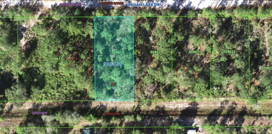 Land in Indian lake estates, Florida № 1584437