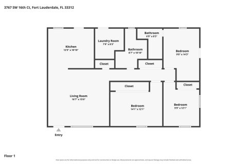 House in Fort Lauderdale, Florida 3 bedrooms, 109.25 sq.m. № 2399639 - photo 25