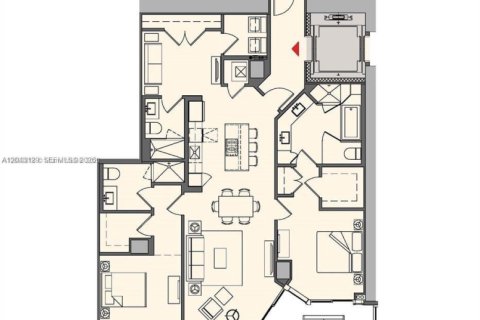 Copropriété à vendre à Miami, Floride: 2 chambres, 139.17 m2 № 2240586 - photo 27