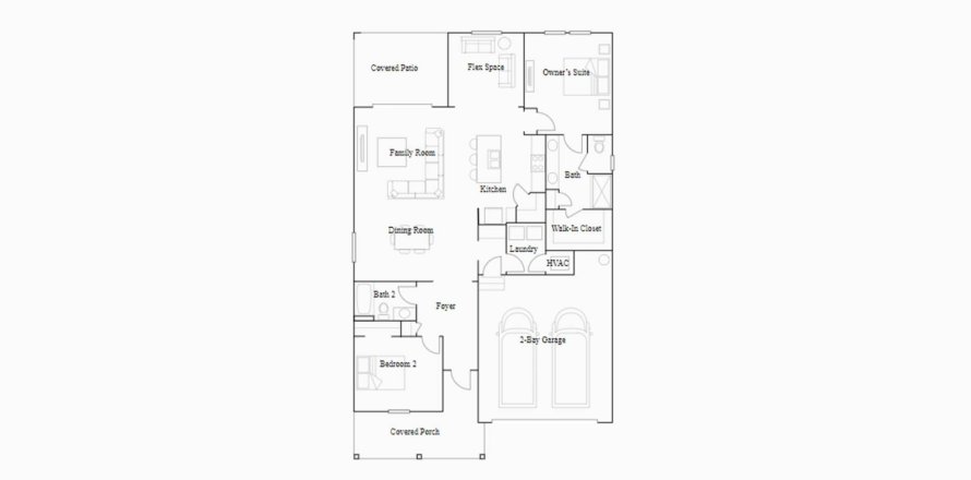 House in SOUTHERN HILLS in Brooksville, Florida 2 bedrooms, 156 sq.m. № 266474