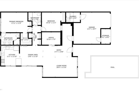 House in Miami, Florida 2 bedrooms, 155.24 sq.m. № 2042952 - photo 23