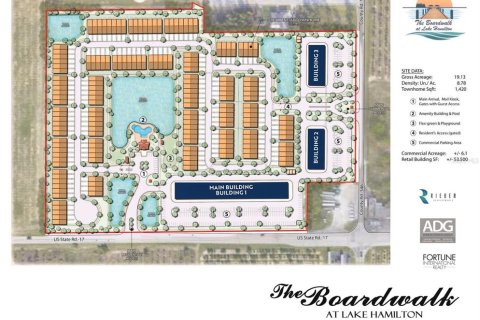 Commercial property in Lake Hamilton, Florida 175.59 sq.m. № 1789587 - photo 1