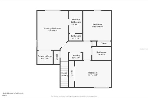 Villa ou maison à louer à Oxford, Floride: 3 chambres, 168.62 m2 № 2431896 - photo 2