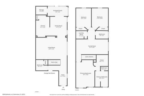 Townhouse in Kissimmee, Florida 3 bedrooms, 193.79 sq.m. № 1880422 - photo 8