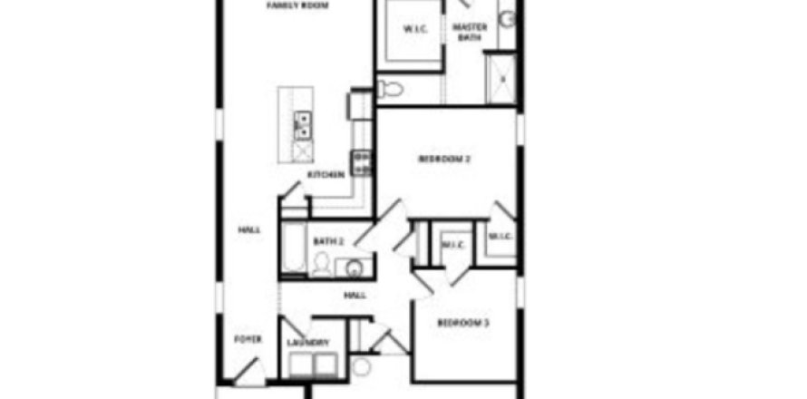 House in Trilby Crossing in Brooksville, Florida 3 bedrooms, 136 sq.m. № 530269