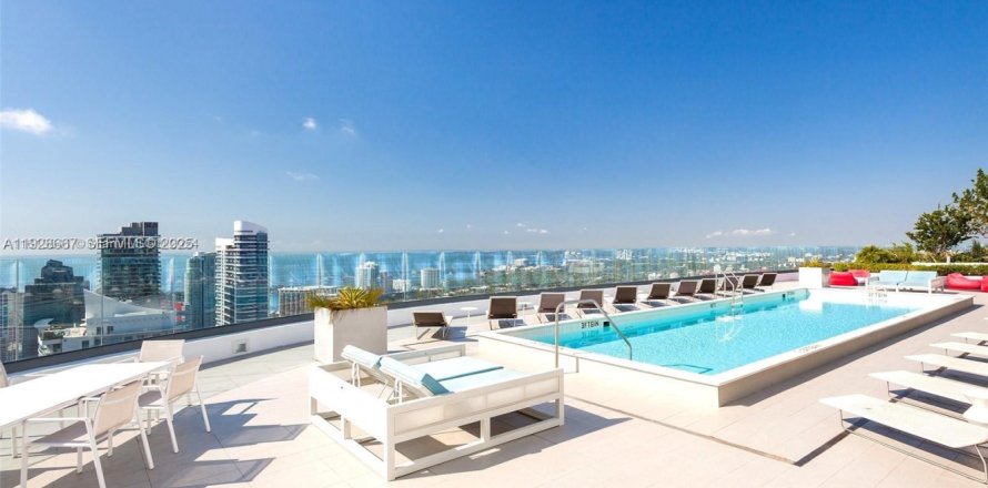 Кондоминиум с 1 спальней в Майами, Флорида № 1987094