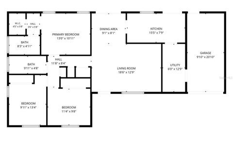 Villa ou maison à vendre à North Fort Myers, Floride: 3 chambres, 119.66 m2 № 2422715 - photo 20