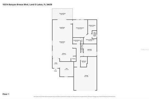 House in Land O' Lakes, Florida 2 bedrooms, 163.6 sq.m. № 2310942 - photo 20