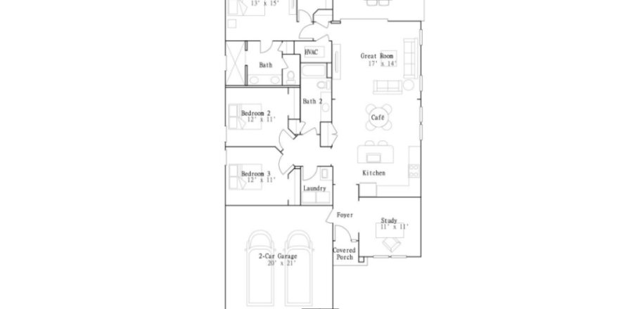 Casa en Saddle Oaks - Saddle Oaks 50s en Jacksonville, Florida 3 dormitorios, 159 m2 № 486469