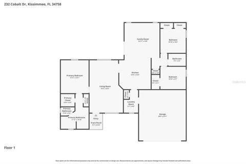 Villa ou maison à louer à Kissimmee, Floride: 3 chambres, 149.48 m2 № 2167058 - photo 2