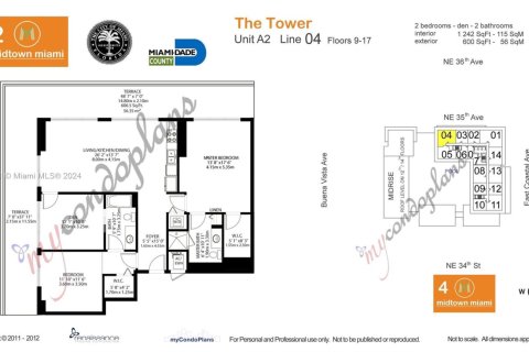 Condominio en venta en Miami, Florida, 2 dormitorios, 115.38 m2 № 1864440 - foto 2