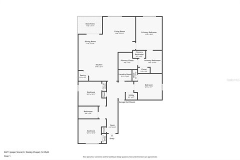 House in Wesley Chapel, Florida 4 bedrooms, 172.05 sq.m. № 1847526 - photo 28
