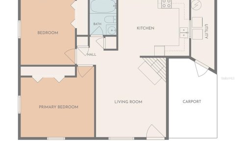 House in Saint Petersburg, Florida 2 bedrooms, 82.5 sq.m. № 2420309 - photo 13