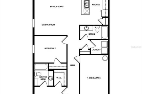 House in Lake Alfred, Florida 2 bedrooms, 106.56 sq.m. № 1612739 - photo 13