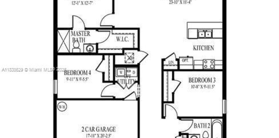 Villa ou maison à LaBelle, Floride 4 chambres № 1825598