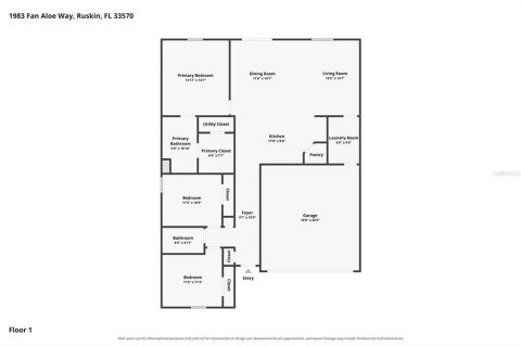 House in Ruskin, Florida 3 bedrooms, 143.07 sq.m. № 2409815 - photo 24