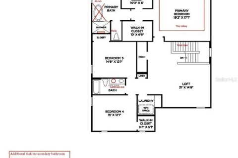 Купить виллу или дом в Апопка, Флорида 10 комнат, 290.13м2, № 2334092 - фото 4