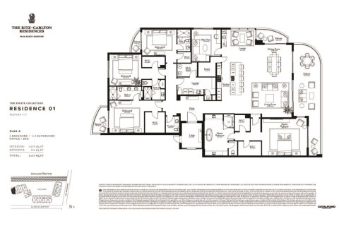 Купить кондоминиум в Палм-Бич-Гарденс, Флорида 3 комнаты, 425.03м2, № 2180163 - фото 9