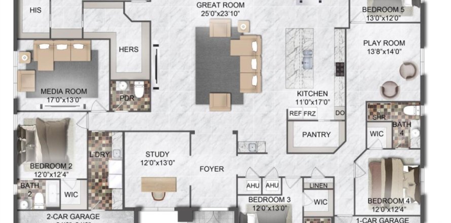 Casa en Boca Raton, Florida 5 dormitorios, 389.91 m2 № 844127