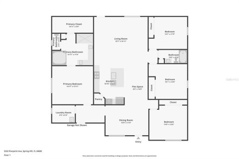 House in Spring Hill, Florida 4 bedrooms, 195.09 sq.m. № 2207812 - photo 11