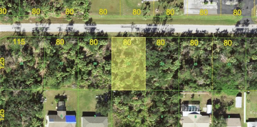 Land in Port Charlotte, Florida № 2165704