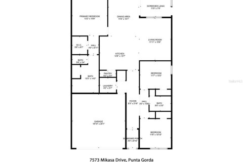 House in Punta Gorda, Florida 3 bedrooms, 157 sq.m. № 1894307 - photo 26