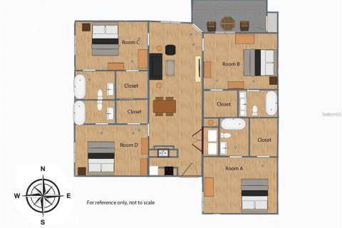 Купить кондоминиум в Гейнсвилл, Флорида 3 комнаты, 109.35м2, № 2148129 - фото 14